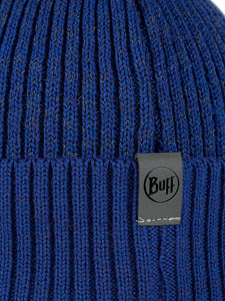 BUFF Mütze Merino Active blau